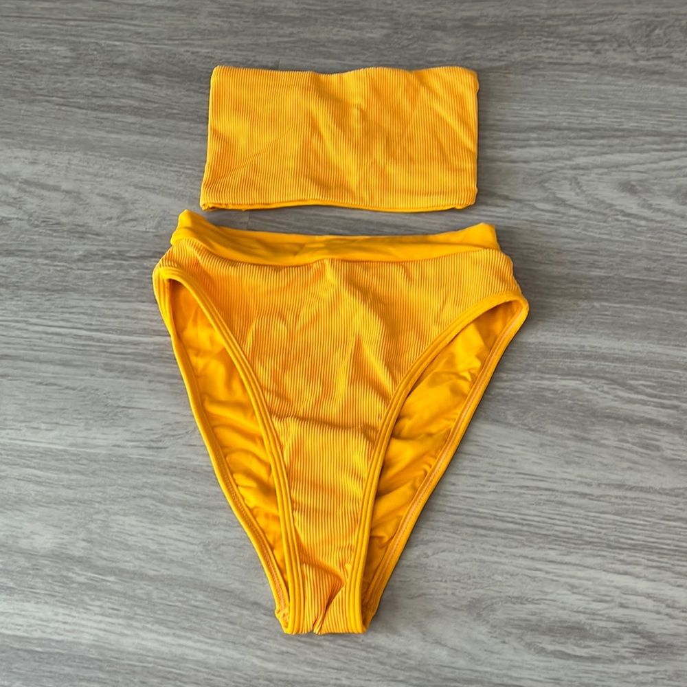 L*Space Ribbed Bikini Set - Mango